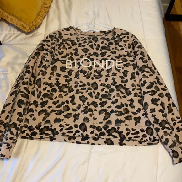 Brunette The Label Cheetah print sweater - Picture 1 of 2